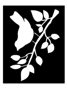 Tree Branches Stencil 9