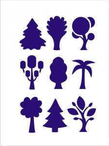 Tree Stencils 2