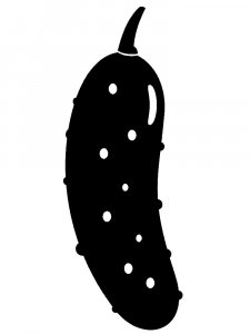 Cucumber Stencil 10