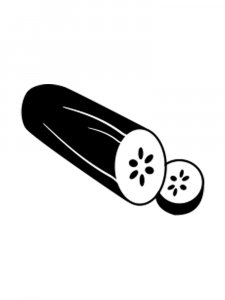 Cucumber Stencil 2