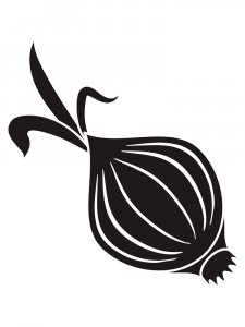 Onion Stencil 5