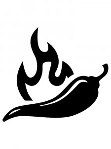 Pepper Stencil 14