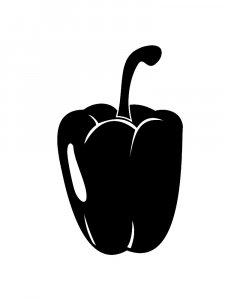 Pepper Stencil 6