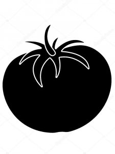 Tomato Stencil 8