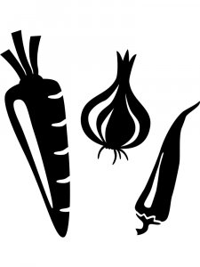 Vegetables Stencils 15