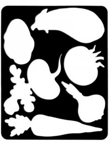 Vegetables Stencils 3