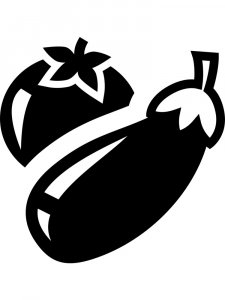 Vegetables Stencils 8