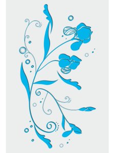 Трафарет Ирисов 1