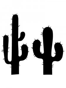 Трафарет Кактуса 10