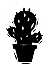 Трафарет Кактуса 13