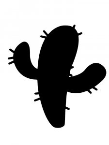 Трафарет Кактуса 14