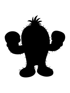 Трафарет Кактуса 15