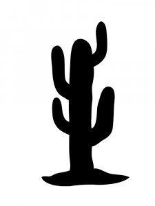 Трафарет Кактуса 18
