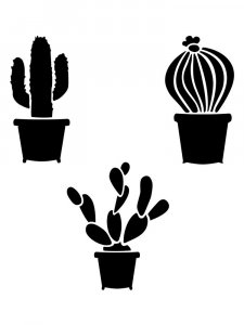 Трафарет Кактуса 5