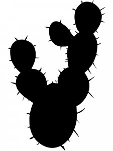 Трафарет Кактуса 8