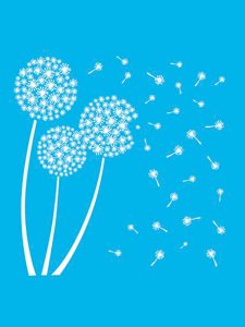 Трафарет Одуванчика 14