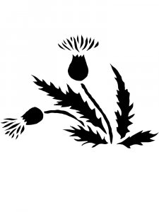 Трафарет Одуванчика 23