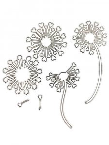 Трафарет Одуванчика 9