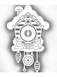 Трафарет Часов 1