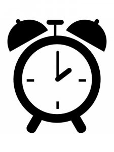 Трафарет Часов 14