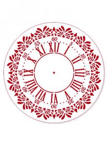 Трафарет Часов 18