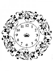 Трафарет Часов 2