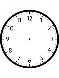 Трафарет Часов 20