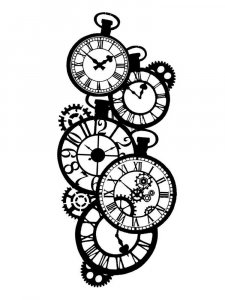 Трафарет Часов 22