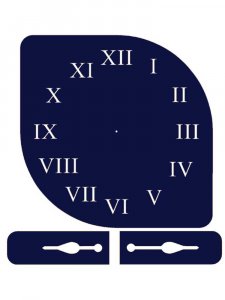 Трафарет Часов 24