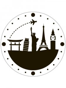 Трафарет Часов 25