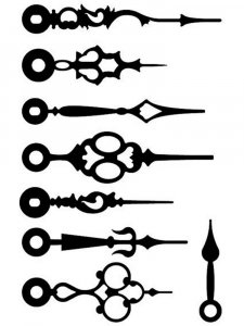 Трафарет Часов 9