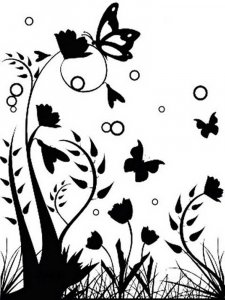 Трафарет для стен 12