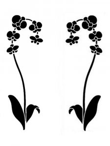 Трафарет для стен 13