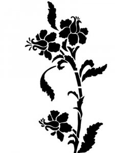 Трафарет для стен 19