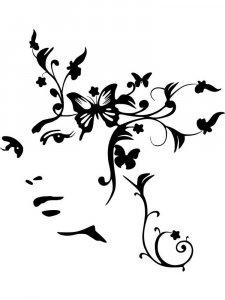 Трафарет для стен 38