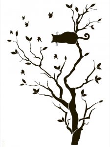 Трафарет для стен 45