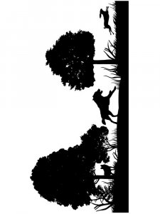 Трафарет для стен 7