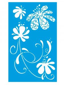 Трафарет на дверь 10