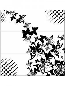 Трафарет на дверь 12