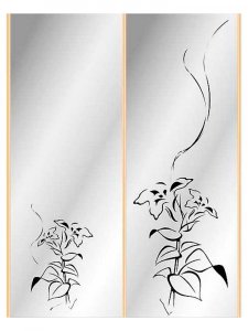 Трафарет на дверь 13