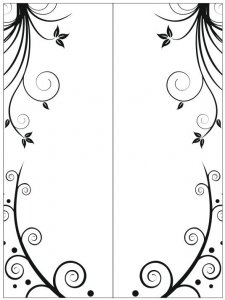 Трафарет на дверь 15