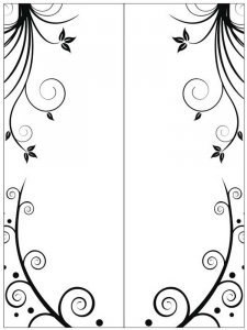 Трафарет на дверь 19