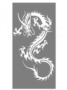 Трафарет на дверь 2