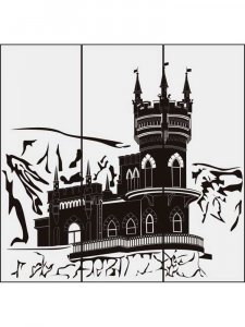 Трафарет Замка 18