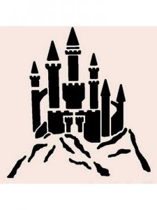 Трафарет Замка 8