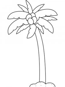 Трафарет Пальмы 11