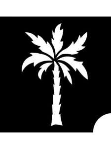 Трафарет Пальмы 6