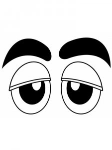 Трафарет Глаз 15