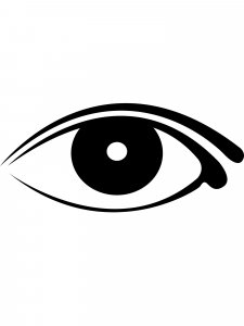 Трафарет Глаз 18