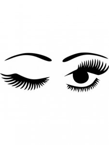 Трафарет Глаз 19